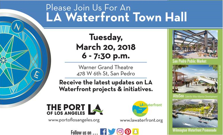 LA Waterfront Town Hall 03-20-18