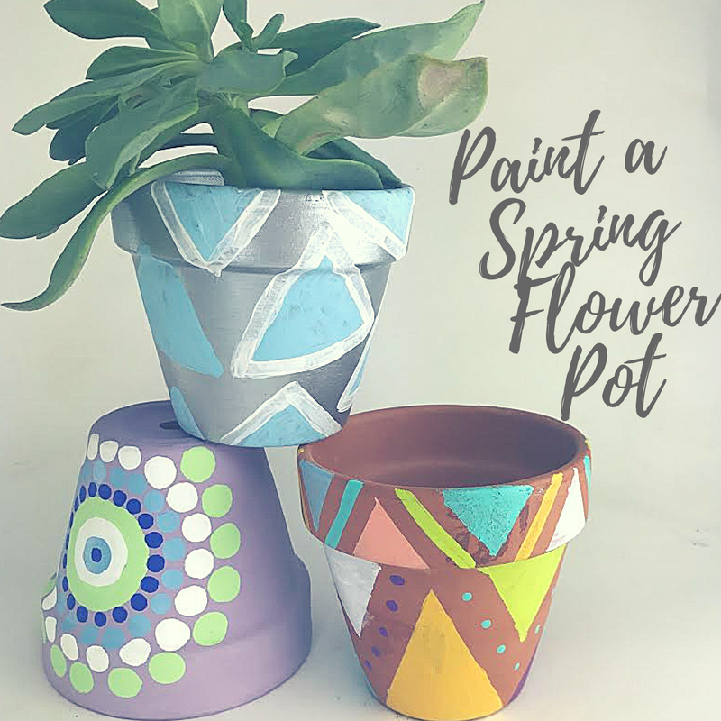 Paint-a-Spring-Flower-Pot
