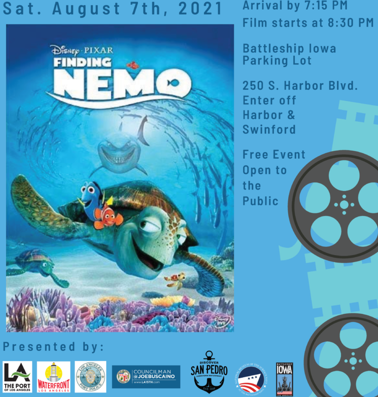 Finding Nemo Aug 7th at the Battleship Iowa