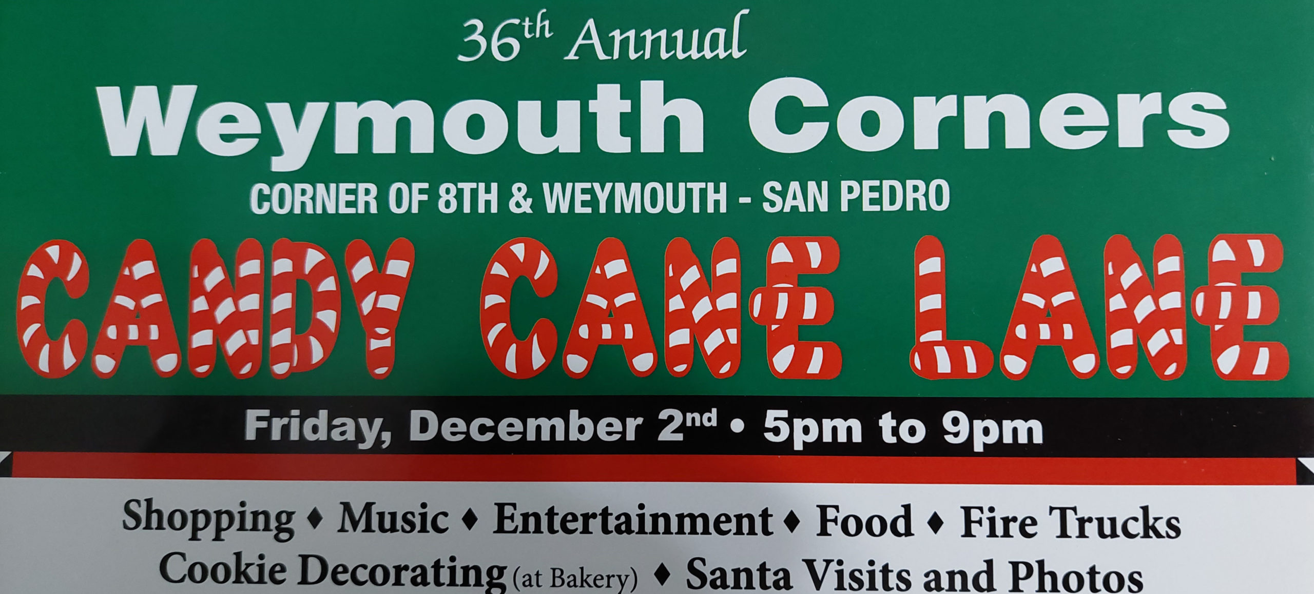 36th Annual Weymouth Corners Candy Cane Lane