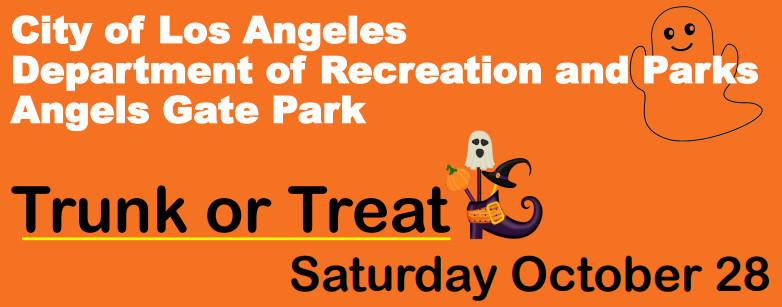 Trunk or Treat Halloween Event across from Point Fermin Park