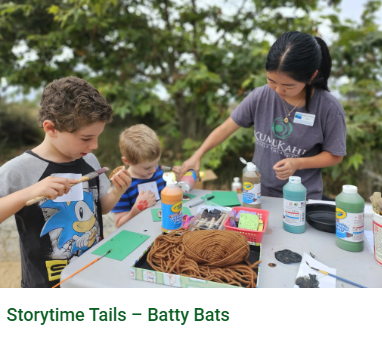 Story time for kids at White Point Nature Preserve