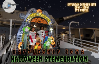 Halloween event on the Battleship Iowa