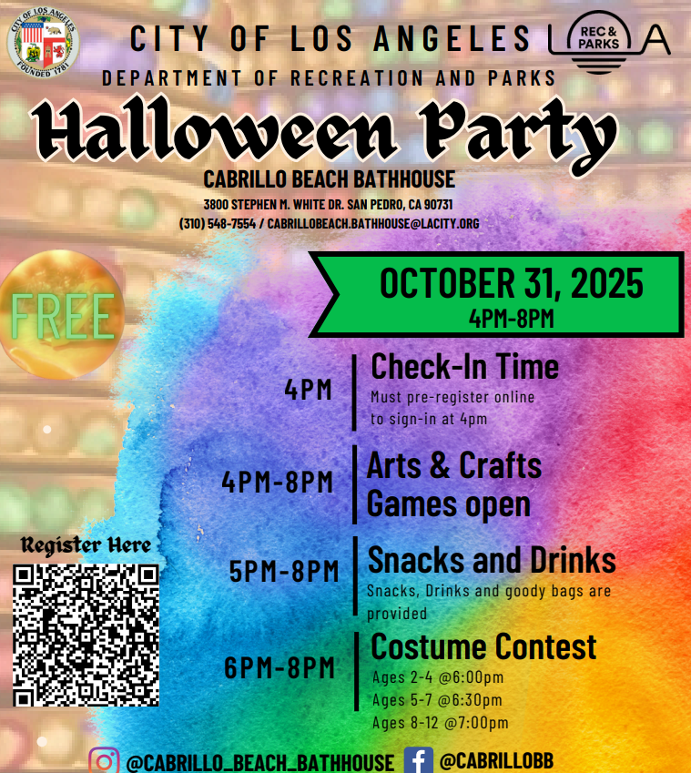 Cabrillo Beach Bathhouse family Halloween event