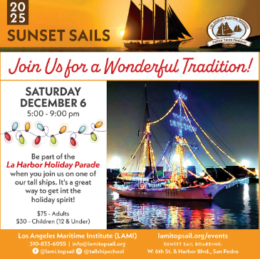 Holiday Post Parade ride on LAMI