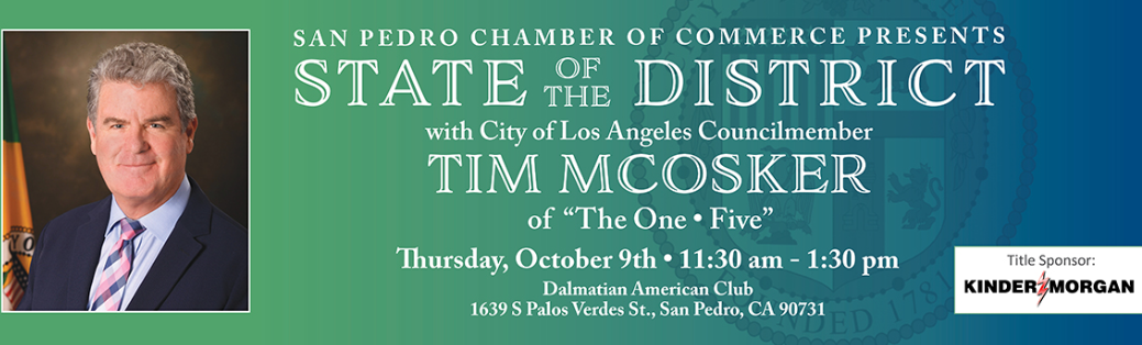 State of the District Councilmember Tim McOsker at the Dalmatian American Club