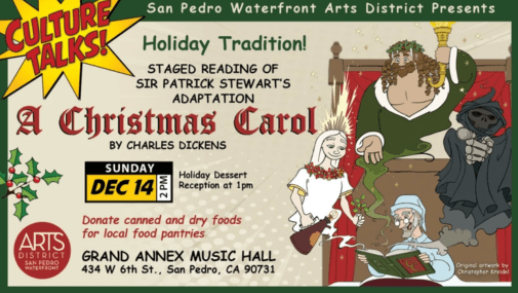 Reading of "A Christmas Carol" at the Grand Annex