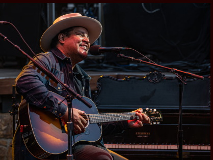 Blues Singer Musician performing at the Grand Annex