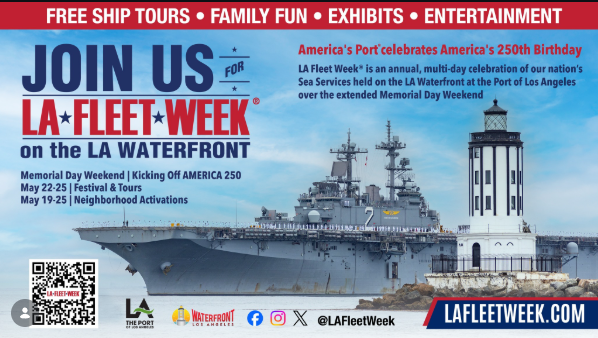 Fllyer for LA Fleet Week Memorial Day Weekend