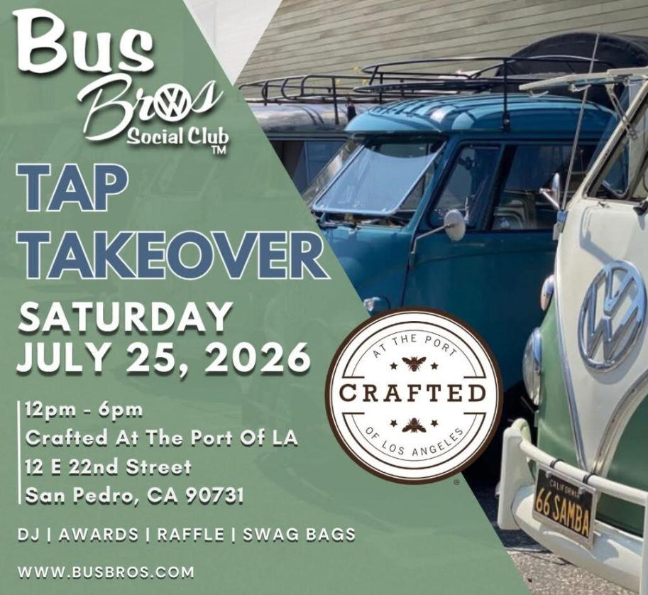 VW Bus Show at Crafted at the Port of Los Angeles