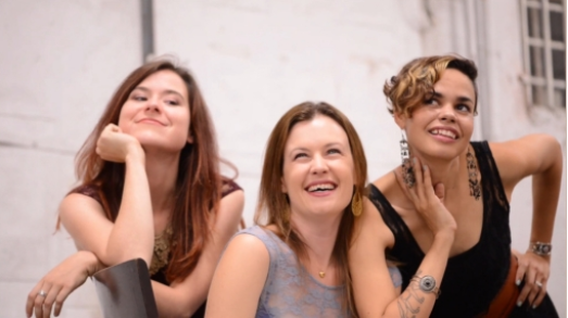 Honey Whiskey Trio performing at the Gtand Annex